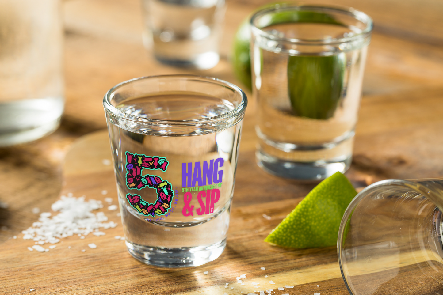 HNS 5th Year Anniversary Shot Glass